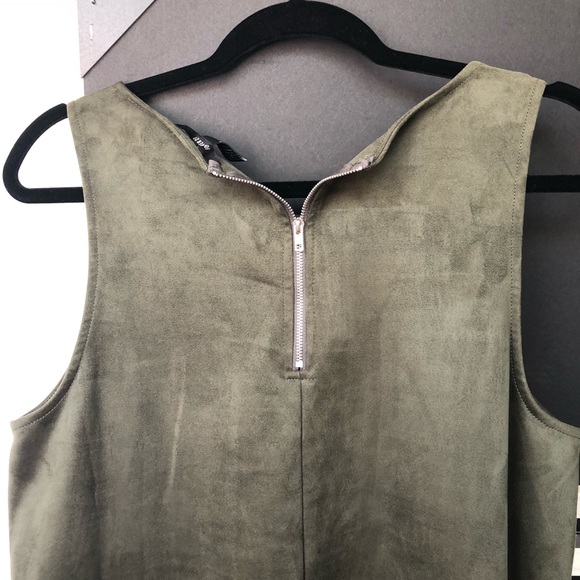 Faux suede mini dress - Picture 4 of 5